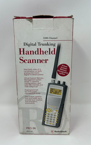 Radioshack pro scanner - pro,